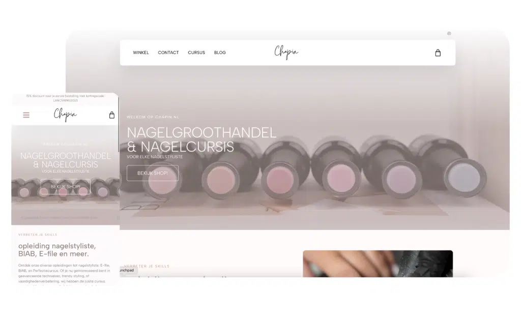 Nagelsalon website